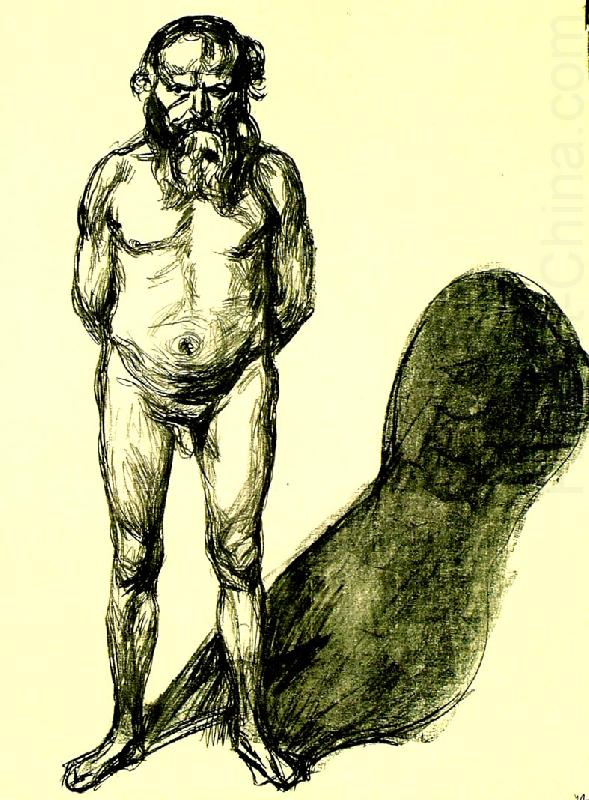 manlig akt, Edvard Munch